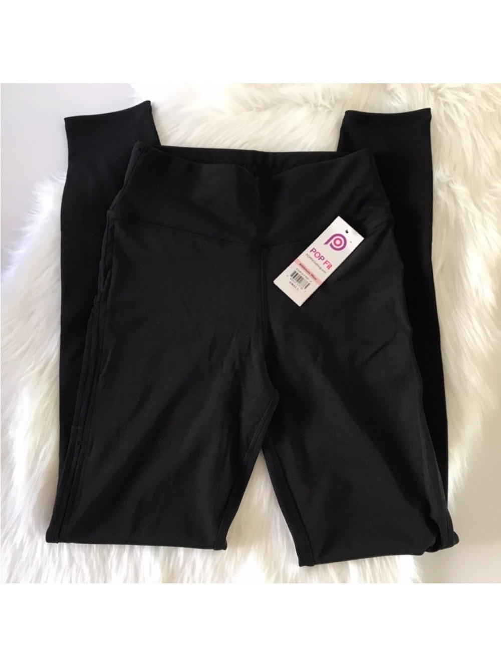 POP Fit Peekaboo with Pocket Yoga Sport Pant Legging Small